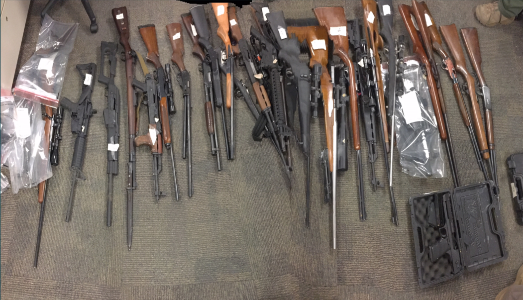 seized guns
